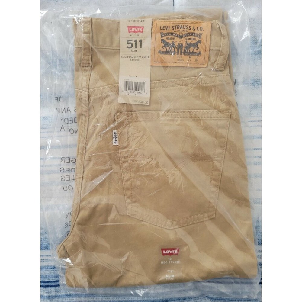 Levi's Boys Jeans Size 18 Regular 29x29 Slim